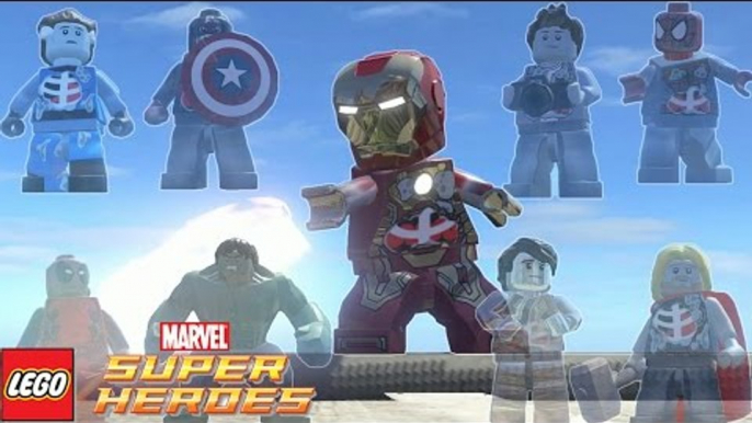 Zombie Heroes Spider-Man, Deadpool, Iron Man, Captain America vs Hulk in LEGO Marvel Super Heroes