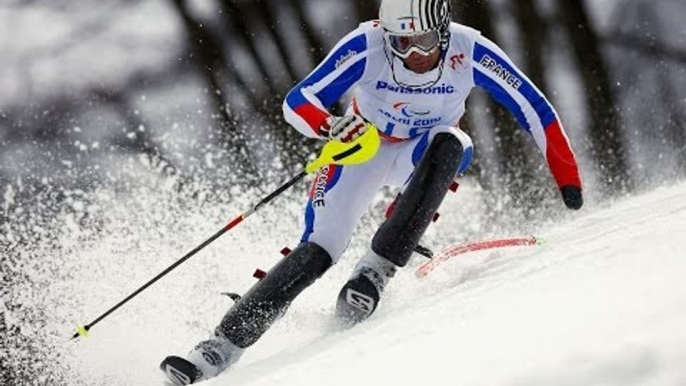 Vincent Gauthier-Manuel (1st run) | Men's slalom standing | Alpine skiing | Sochi 2014 Paralympics