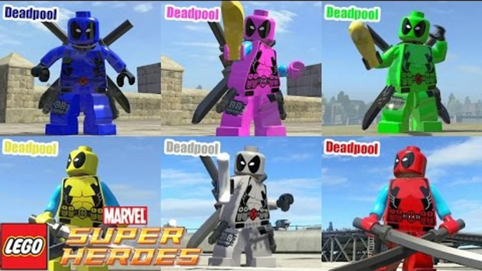 LEGO Deadpool Colorful Merry Christmas - LEGO Marvel Super Heroes MOD