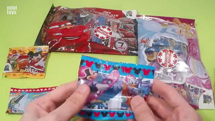 Mini Chocolate Cookies with Christmas Stickers Mickey Mouse Cars Disney Princess