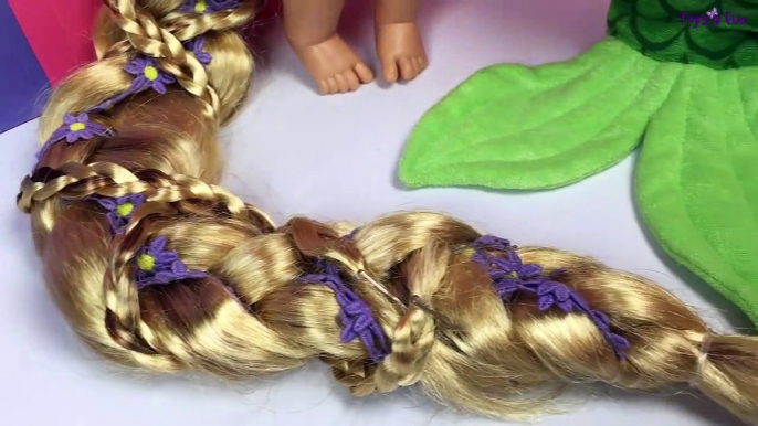 Baby Alive Disney Princess! Custom Rapunzel And Little Mermaid, Doll Videos.-F7ejiv2x-R0