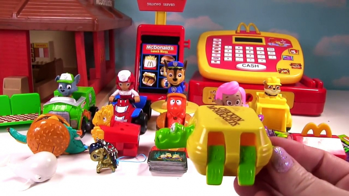 McDonalds Cash Register with Paw Patrol - Happy Meal Toys Chocolate Surprise Eggs Blind Ba