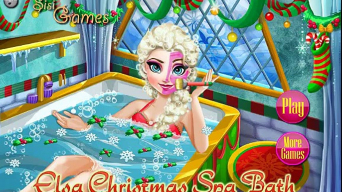 ᴴᴰ└(°ᴥ°)┘Elsa CHRISTMAS Spa Bath JACUZZI ❤ Elsa NAVIDAD Bañera de Hidromasaje JACUZZI