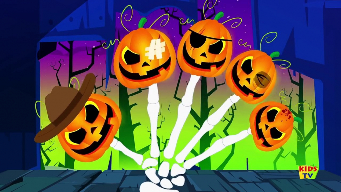 pumpkin finger family | scary pumpkin | halloween song | scary rhymes | kids songs