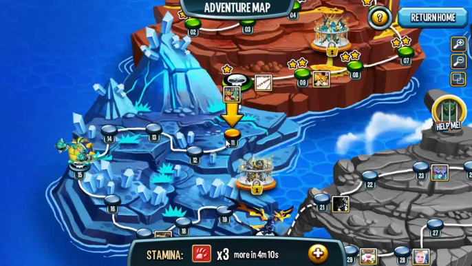 Monster Legends - Gameplay Walkthrough Part 5 - Adventure Map: Levels 11-15 (iOS, Android)