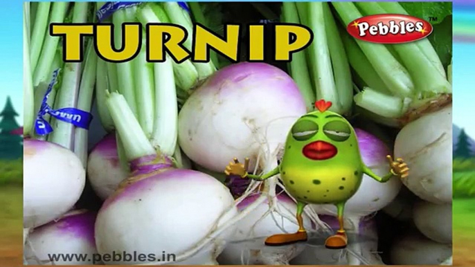 Turnip Rhyme | Nursery Rhymes With Lyrics For Kids | Vegetable Rhymes | Rhymes 3D Animation