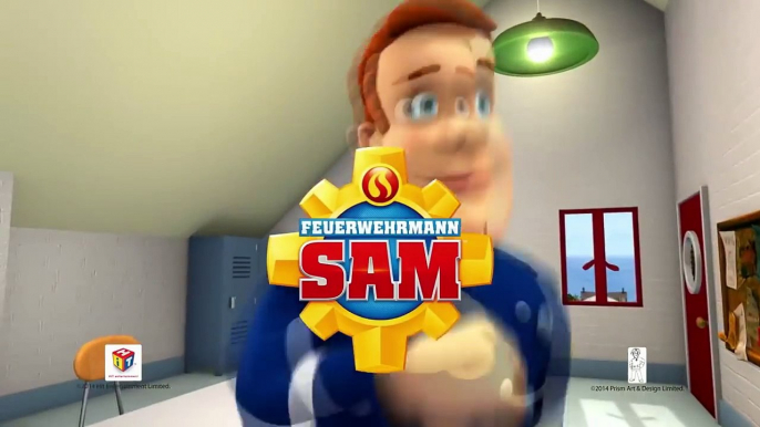 Fireman Sam Feuerwehrmann Sam Strażak Sam Water Blaster Rescue Helmet & Wallaby TV Full HD