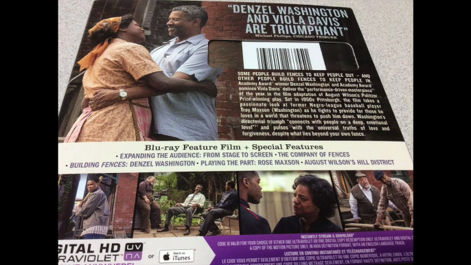 Critique du film Fences en format Blu-ray