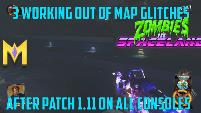 Zombies In Spaceland Glitches - 3 WORKING Out Of Map Glitches AFTER 1.11 "Out Of Map Glitch 1.11"