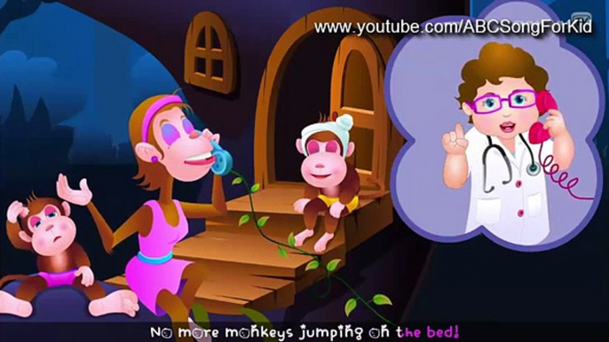 Five Little Monkeys Jumping On The Bed | Part 1 - The Naughty Monkeys | ChuChu TV Kids Son