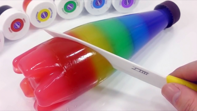 Coca Cola Bottle Yogurt Milk Pudding JELLY DIY Toy Surprise Learn Colors Slime