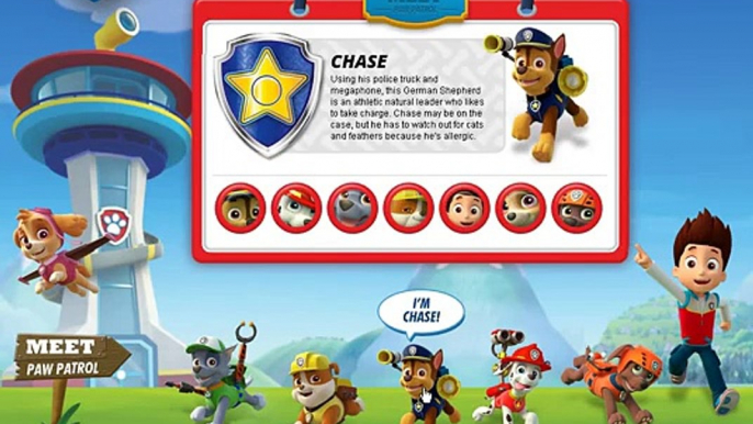 Paw Patrol Meet ryder- zuma- chase-skye-marshall-rubble-rocky Episodes