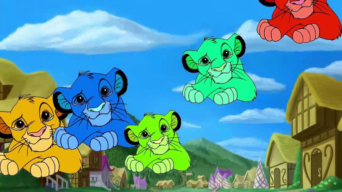 LION SIMBA Animal Finger Family | Finger Family Song | 2D Animation Nursery Rhymes & Songs