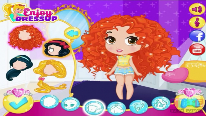 Disney Chibi Princess Maker - Princesses Elsa Rapunzel Ariel Snow White Dress Up Game