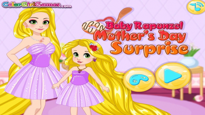 Disney Rapunzel Games - Baby Rapunzel Mothers Surprise - Best Mother Day Games for Girls