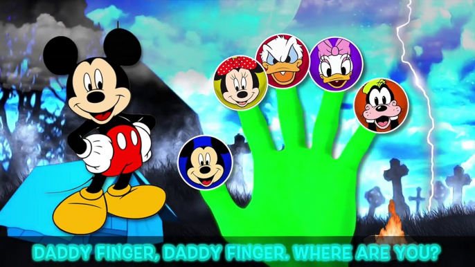 Mickey Mouse Space Alien UFO Crash Adventure Finger Family Song! Ben 10 Alien Force Finger