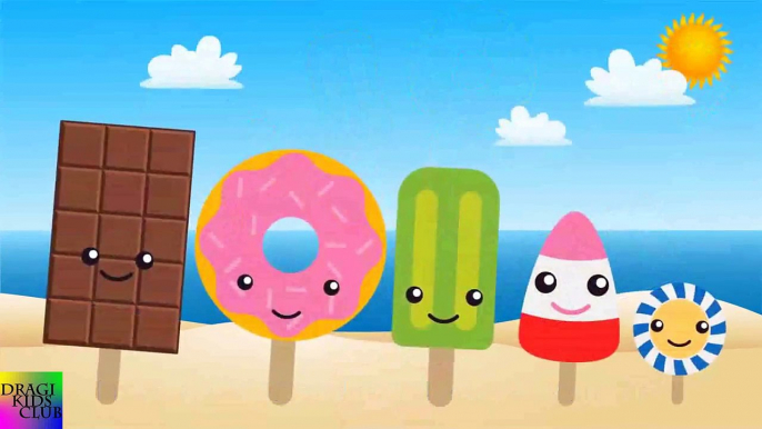 Ice Cream Mega Gummy Bear Head Finger Family Songs | Ice Cream Nursery Rhymes For Kids