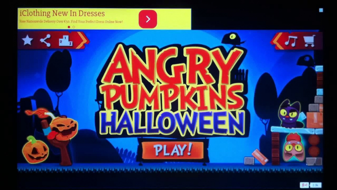 Angry Pumpkins : Halloween (IOS, Android) Gameplay #1 - angry birds pumpkins o_o -