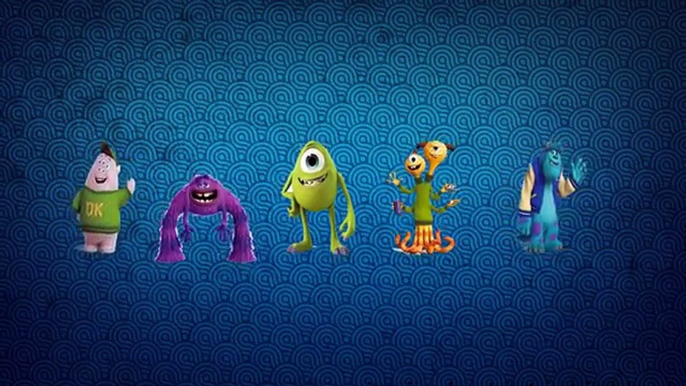 Monster Inc VS Finding Dory Dedo de la Familia de la Canción de los Niños Canciones de canciones infantiles