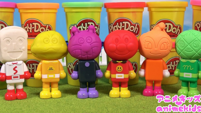 アンパンマン アニメ おもちゃ モンスターに顔をとられちゃった❤ ねんど animekids アニメキッズ animation Anpanman Toy PalyDoh Clay