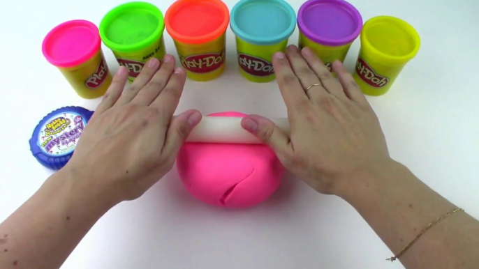 Play Doh Peppa Pig and Giant Bubble Gum Hubba Bubba Modeling Clay for Kids Modelling ToyBoxMagic-5LY