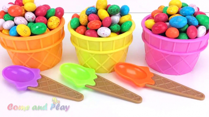 Giant M&M Ice Cream Surprise Toys Chupa Chups Chocolate Kinder Surprise Paw Patrol Learn Colors Kids-4-3