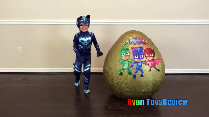 PJ MASKS GIANT EGG SURPRISE Toys for Kids Disney Toys Catboy Gekko Owlette PJ Masks IRL Sup