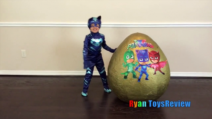 PJ MASKS GIANT EGG SURPRISE Toys for Kids Disney Toys Catboy Gekko Owlette PJ Masks IRL Superhe