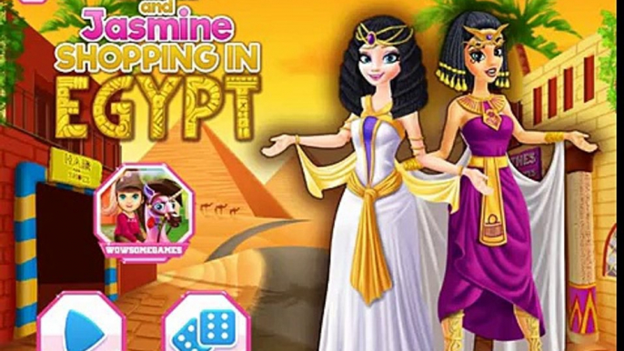 Elsa And Jasmine Shopping In Egypt - Dress Up Game For Girls