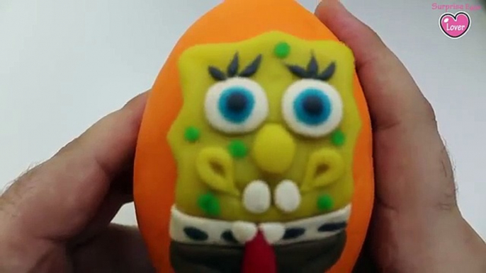 Spongebob Play Doh Surprise Eggs Spongebob Squarepants Surprise Toys Spongebob Surprise Eggs