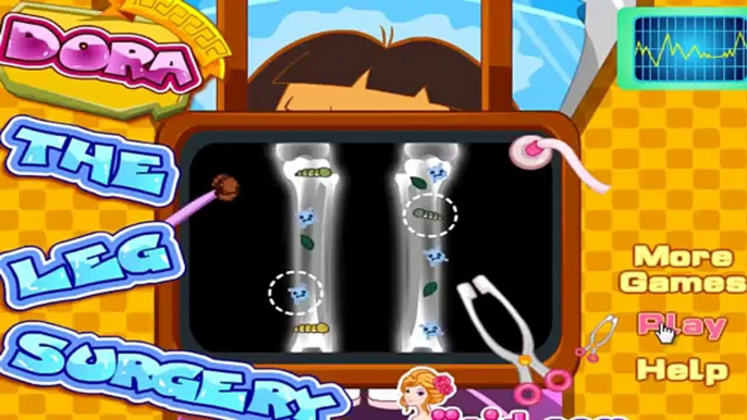 Dora The Explorer Doctor Caring - Dora Mummy Surgery Cartoon Game Kids