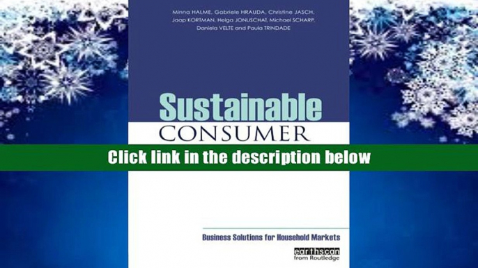 Best Ebook  Sustainable Consumer Services: Business Solutions for Household Markets  For Online