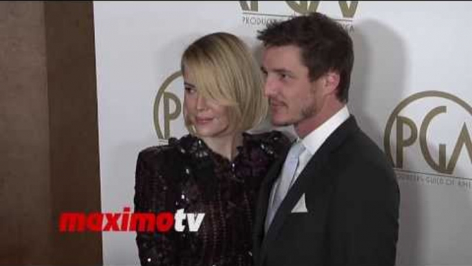 Sarah Paulson and Pedro Pascal 2014 PGA Awards Red Carpet Arrivals