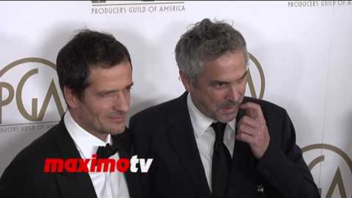 Alfonso Cuaron and David Heyman 2014 PGA Awards Red Carpet Arrivals