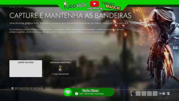 Erro tela preta bf1 (battlefield 1) como resolver (solução) xbox