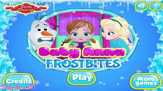 Baby Anna Frostbites - Baby Games Videos HD/16:9 - Frozen Princess Gameplay