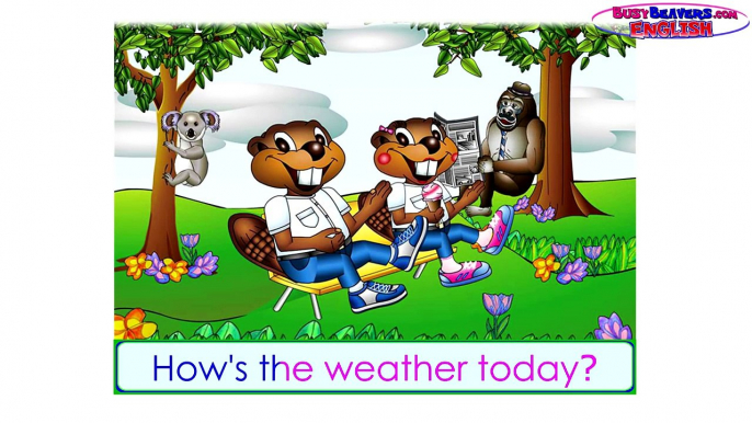 “The Weather” (Level 2 English Lesson 09) CLIP Weather Lesson, Childrens Education,