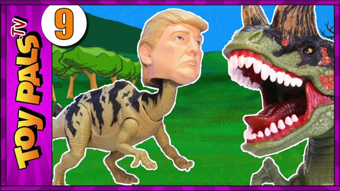 TRUMPOSAURUS Dinosaurs Revenge Jurassic Park World Toys Dinosaur Toy Kids Videos 9-gQunABfJxuQ