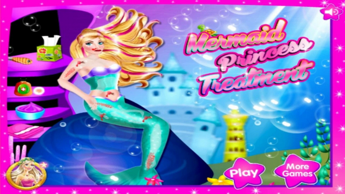 Play Fun Mermaid Princess Kids Games Clean Up, Doctor and Songs Learn and Have Fun Game Fo