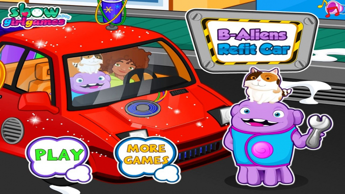 Aliens Refit Car - Best Baby Games For Kids