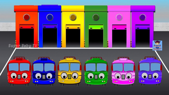 Colors for Children to Learn with Color Bus Toy - Colors Collection for Children