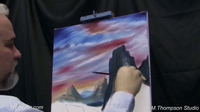 Paint And Make It Happen! Red Rock Summer Time Lapse Red Rock Summer