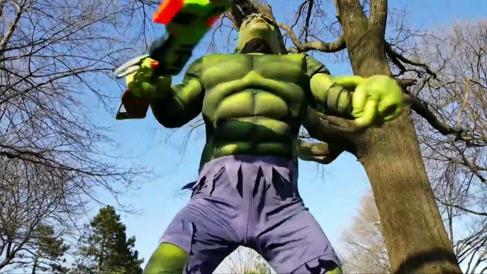 NERF WAR - Superheroes In Real Life - Spiderman - Spider-man - Marvel IRL-Ebosu