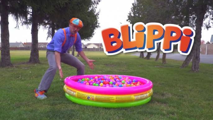 Ball Pit with Blippi - Colorful Surprise Educational Videos for Kids-EjLv0Fb