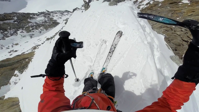 Adrénaline - Ski : Vivian Bruchez en caméra embarquée aux Aiguilles rouges du Dolent