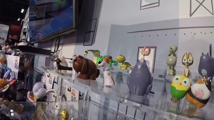 SECRET LIFE of PETS Movie TOYS Toy Fair 2016, Best Friend Max, Gidget, Snowball & Mel-ji-aT