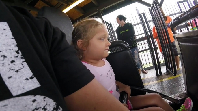 First Roller Coaster Ride Goes Wrong-EPIC Roller Coaster Fail