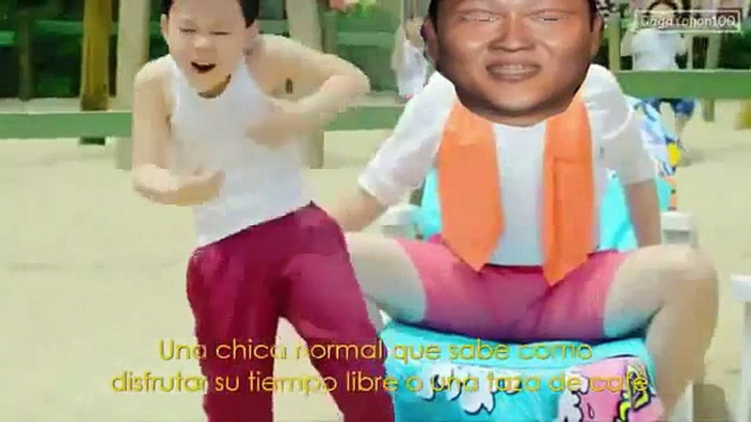 Gangnam Style psy cartoon head