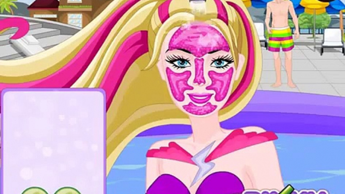 Super Barbie First Date Spa - Dress Up and Make up Games for Girls