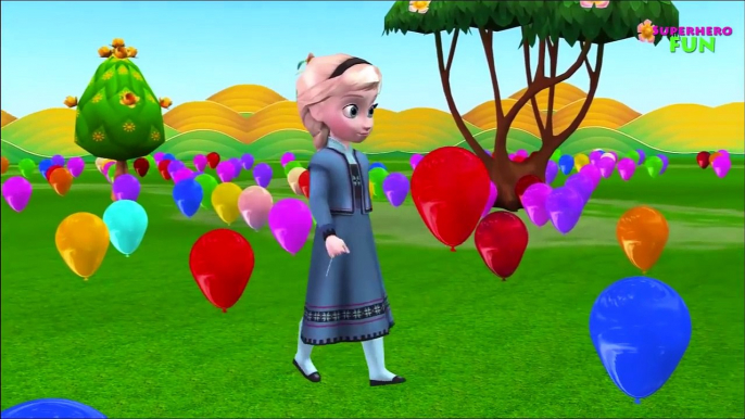 ELSA vs. WATER BALLOONS Activities Kids Videos Fun Balloons and Toys